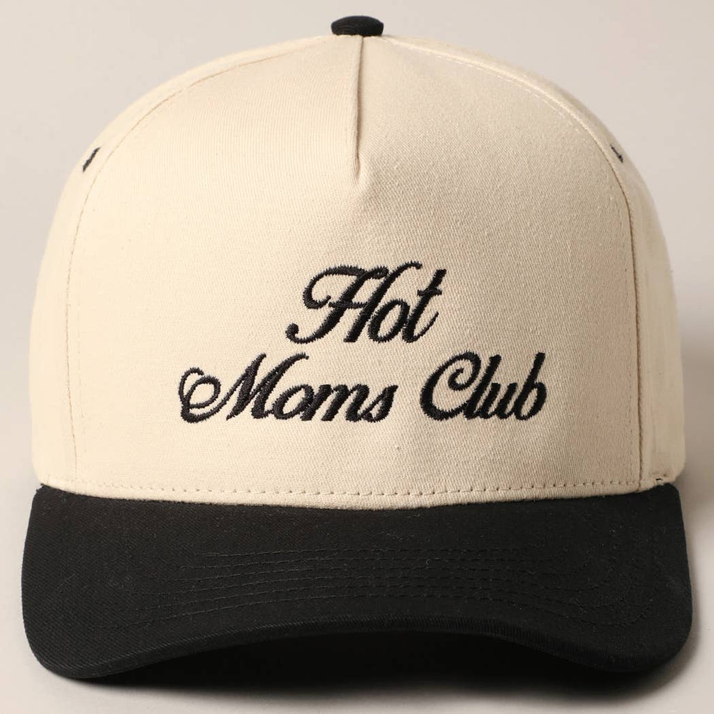 Hot Moms Club Trucker Baseball Cap: BLACK / ONESIZE - The Edit LLC