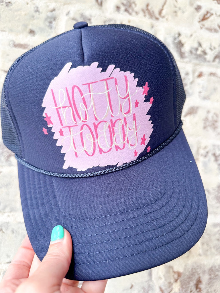 Hotty Toddy Navy Trucker Hat - The Edit LLC