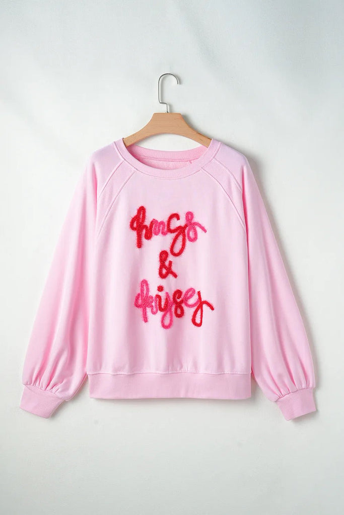 Hugs & Kisses Sweatshirt - The Edit LLC