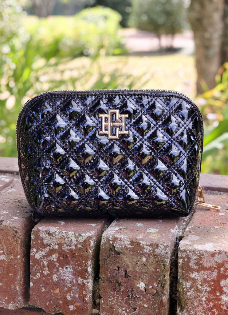 Ibiza Small Pouch Black Patent - The Edit LLC