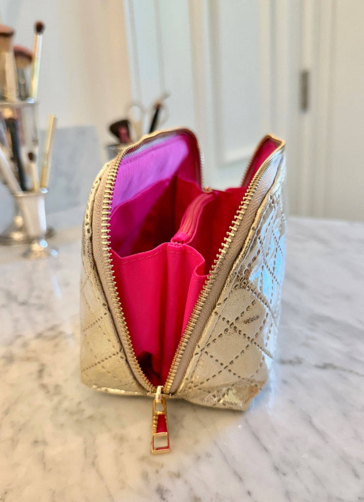 Ibiza Small Pouch Champagne Pop: Default - The Edit LLC