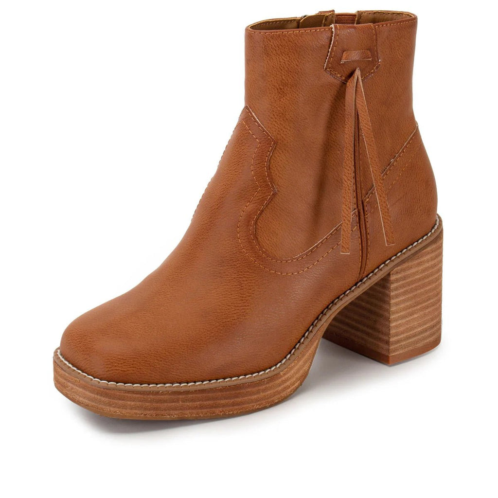 Imperial Chestnut Ankle Boots - The Edit LLC