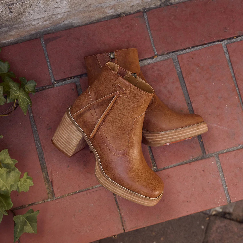 Imperial Chestnut Ankle Boots - The Edit LLC