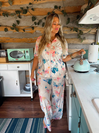 IN THE GARDEN LUXE PJ SETS: XS / BUTTERFLY - The Edit LLC