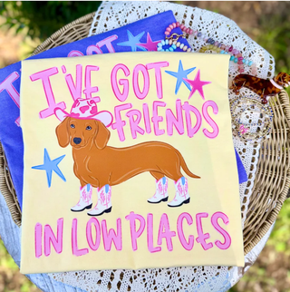 I've Got Friends in Low Places Shirt : Butter / Adult Medium - The Edit LLC