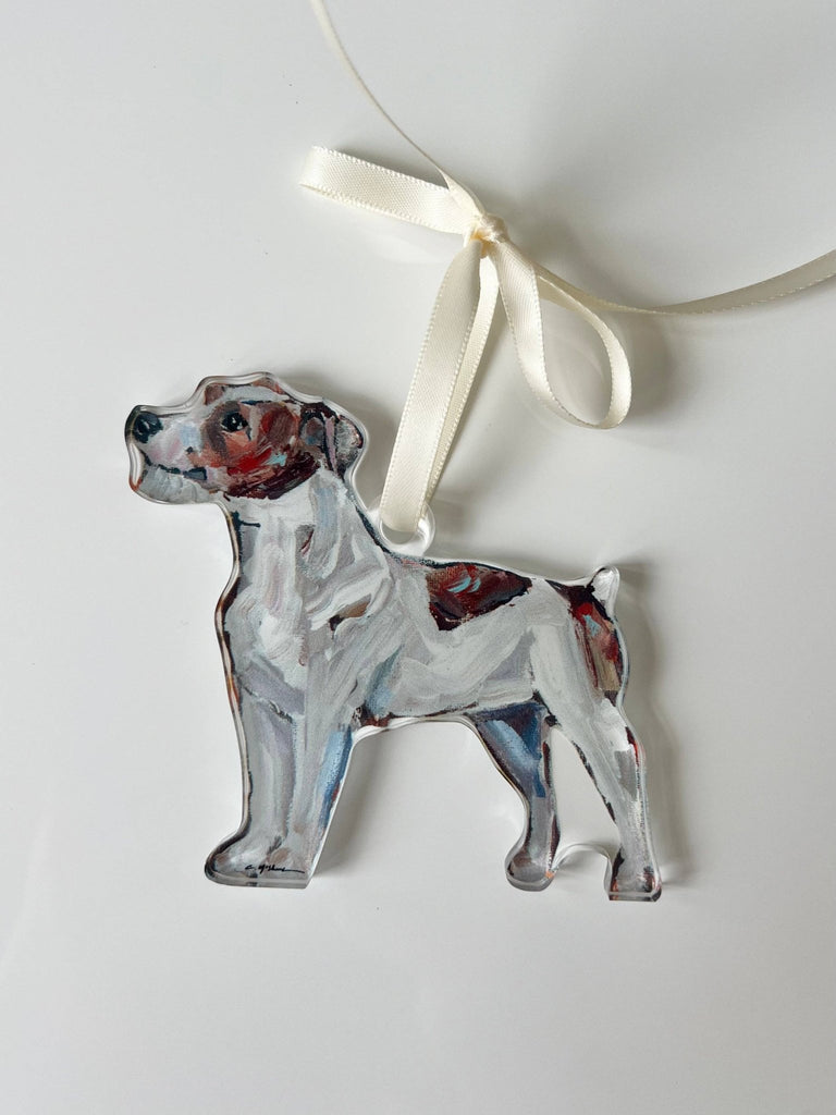 "Jack Russell Wire - Haired Dog" ornament - The Edit LLC