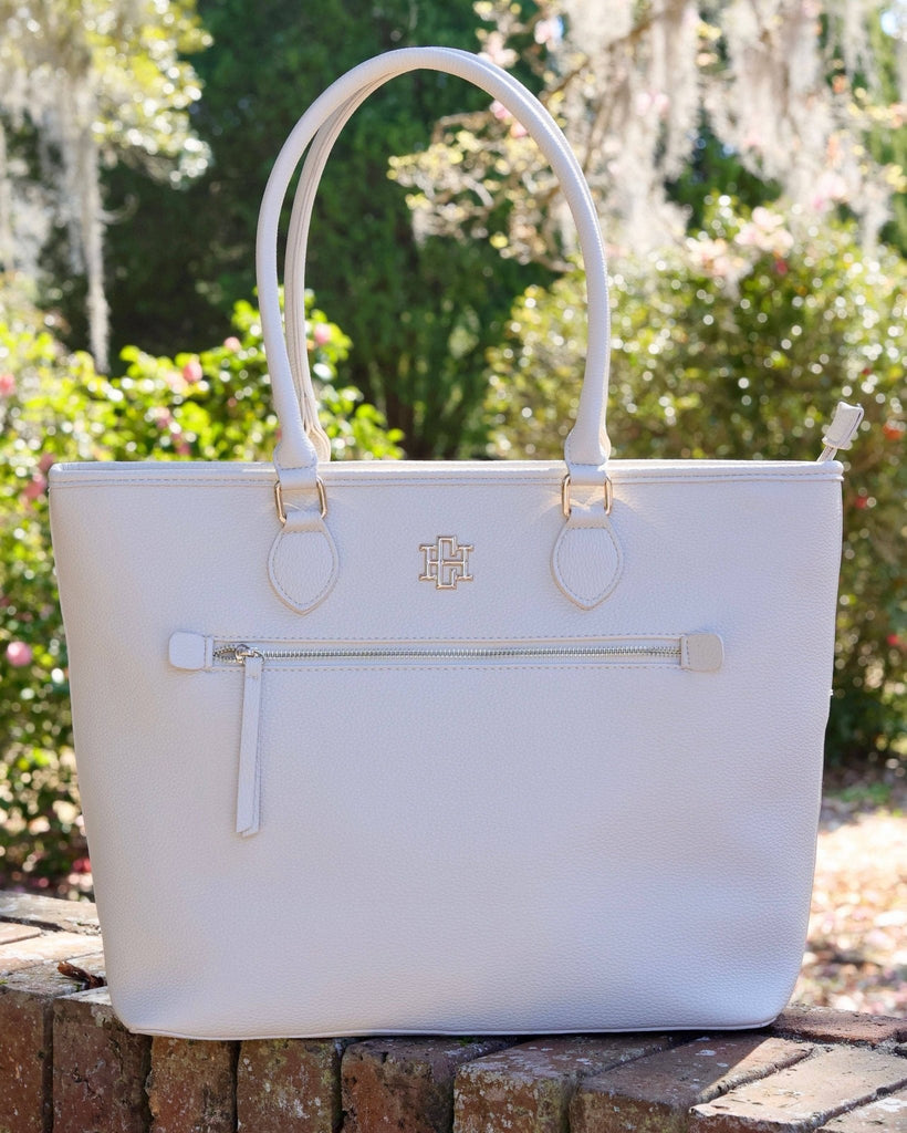 Jayden Tote Cream: Default - The Edit LLC