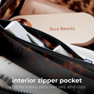 Jelly Cosmetic Bag – Tortoiseshell Lay-Flat Makeup Bag - The Edit LLC
