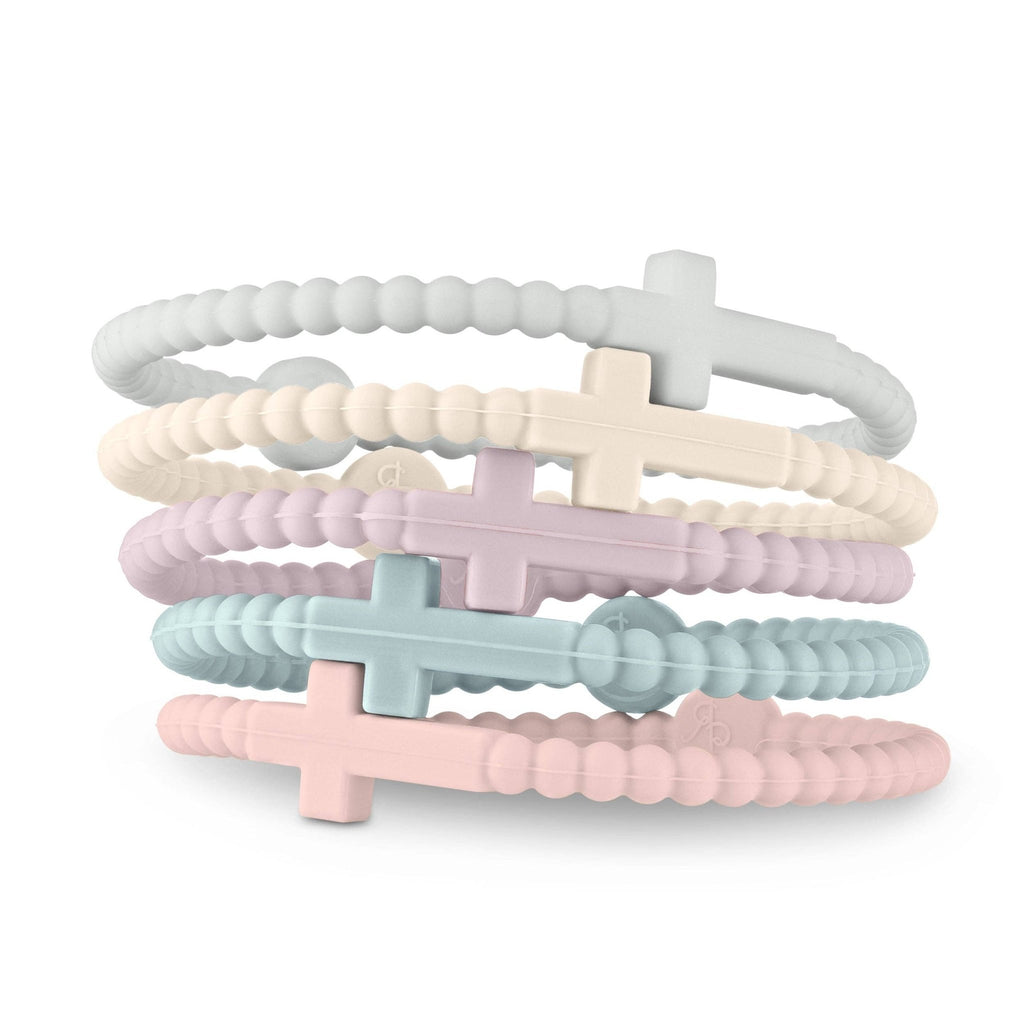 Jesus Bracelets (silicone cross bracelets): Dreamy (5 pack) / Medium - The Edit LLC