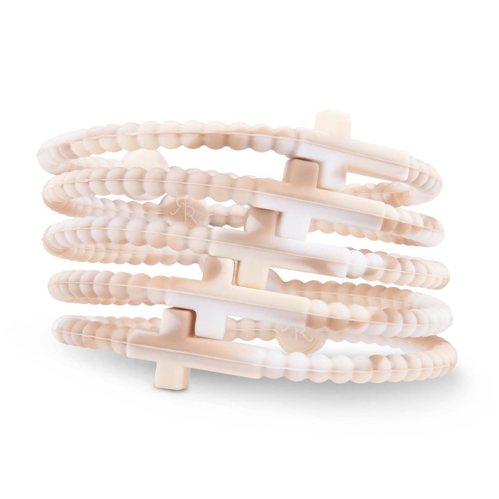 Jesus Bracelets (silicone cross bracelets): Neutral (5 pack) / Small - The Edit LLC