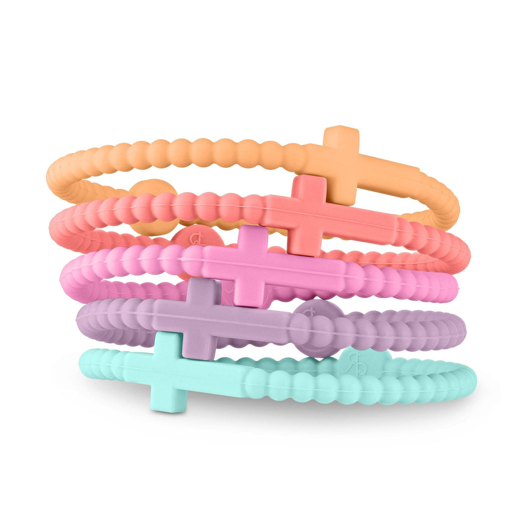 Jesus Bracelets (silicone cross bracelets): Vibe (5 pack) / Medium - The Edit LLC