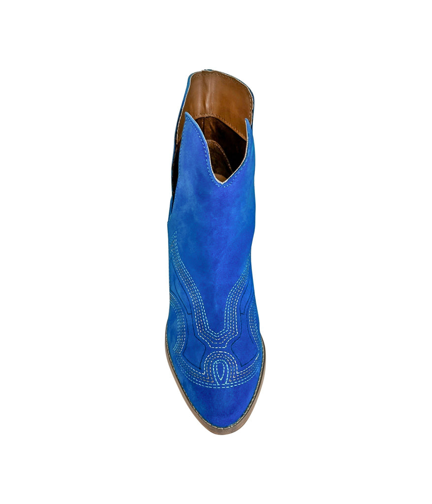 Journee Ankle Boots in Blue - The Edit LLC