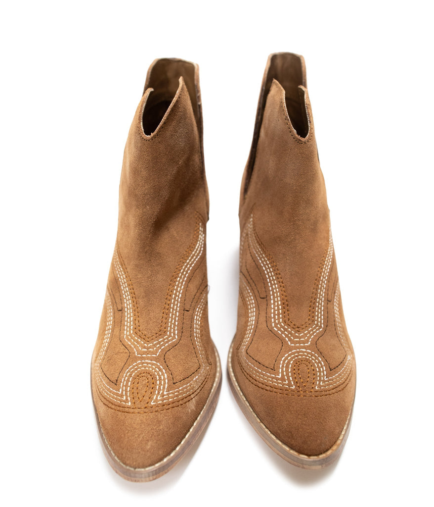 Journee Ankle Boots in Tan - The Edit LLC