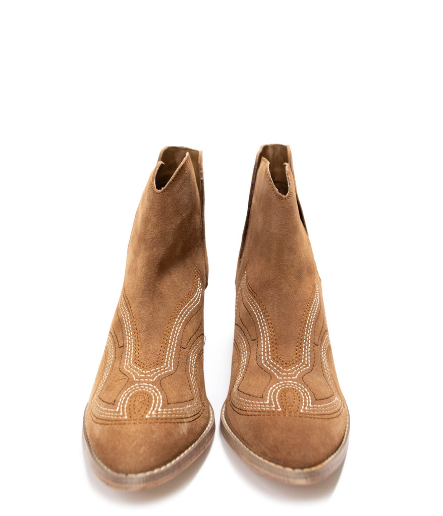 Journee Ankle Boots in Tan - The Edit LLC