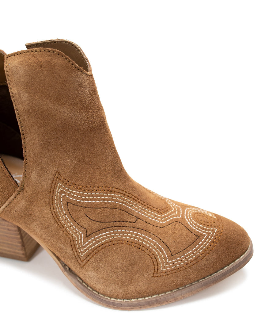 Journee Ankle Boots in Tan - The Edit LLC