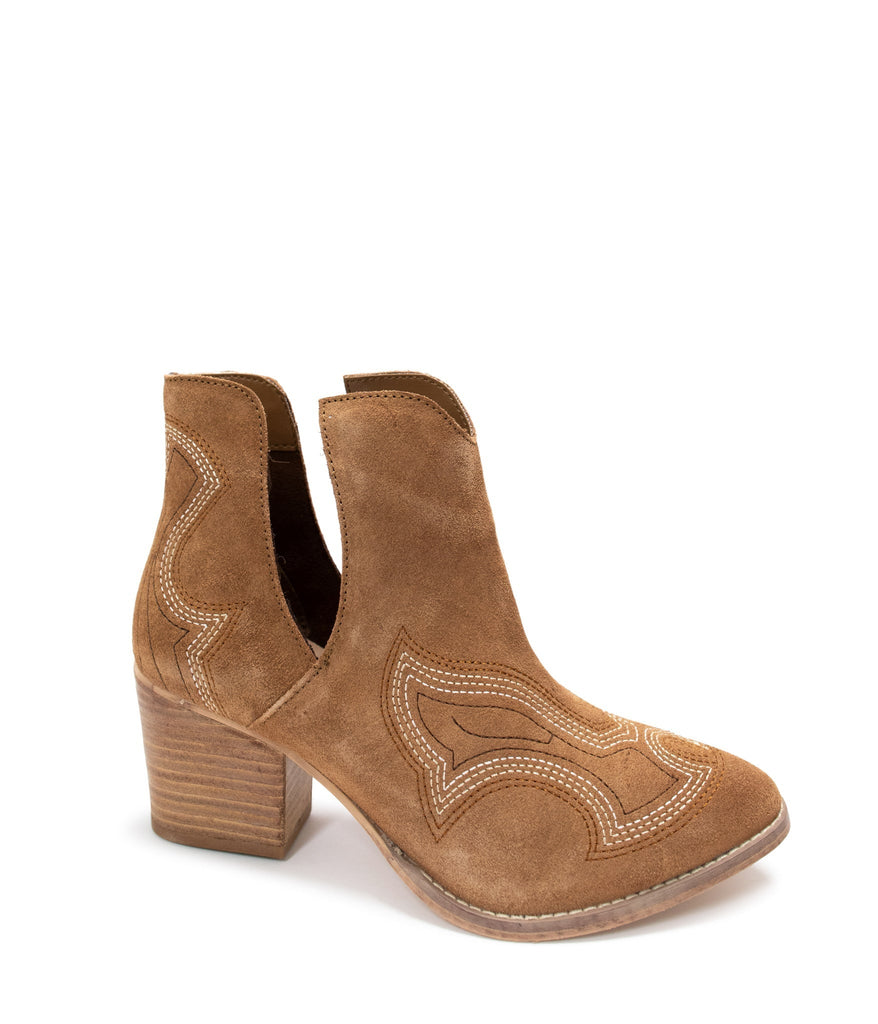 Journee Ankle Boots in Tan - The Edit LLC