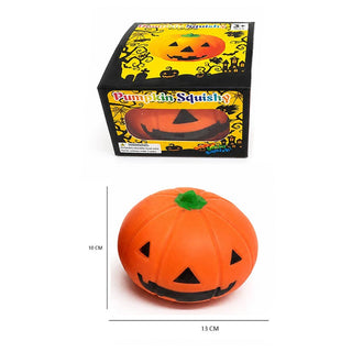 Jumbo Halloween Pumpkin Squeeze Squishy Stress Relief Toy - The Edit LLC