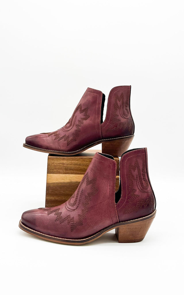 Kickin' Booties in Burgundy - The Edit LLC