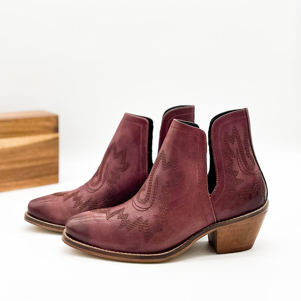 Kickin' Booties in Burgundy - The Edit LLC