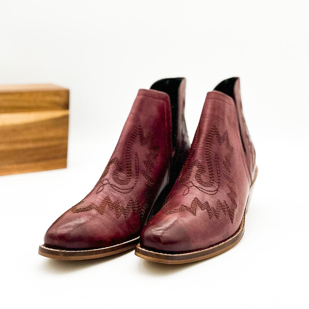 Kickin' Booties in Burgundy - The Edit LLC