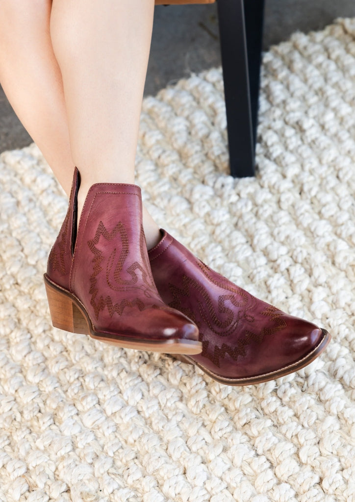 Kickin' Booties in Burgundy - The Edit LLC