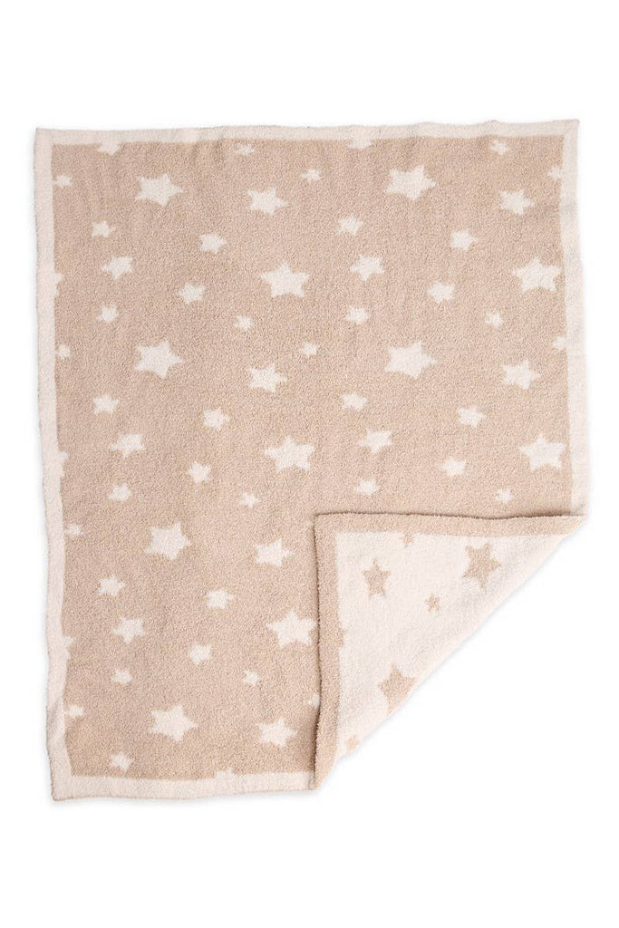 Kids Multi Print Luxury Soft Throw Blanket: Star / ONE SIZE - The Edit LLC