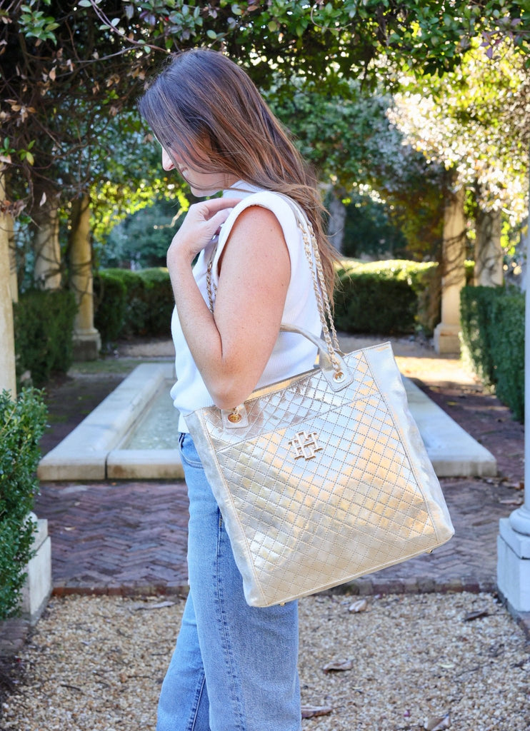 Kinzley Tote CHAMPAGNE POP: Default - The Edit LLC