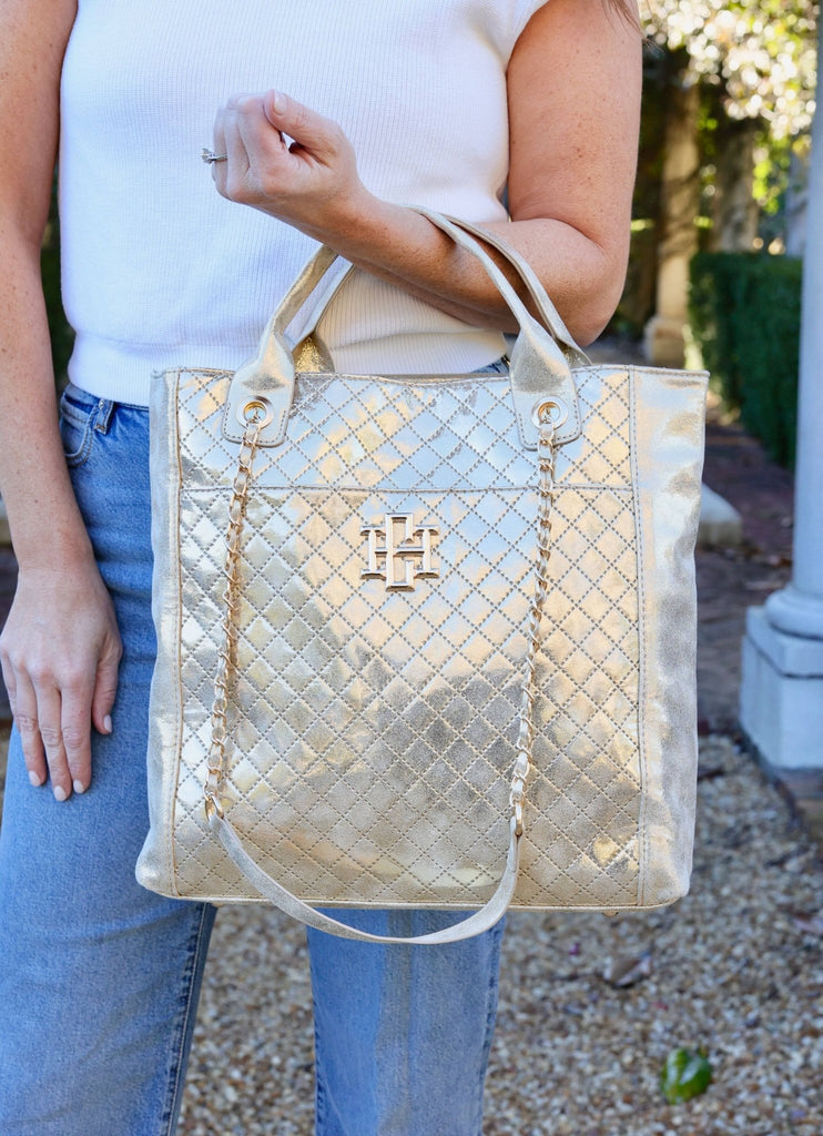 Kinzley Tote CHAMPAGNE POP: Default - The Edit LLC