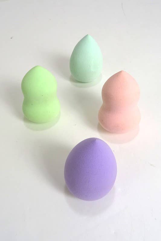 LARGE 4 PIECE COSMETIC MAKEUP SPONGE SET | PA801 - The Edit LLC