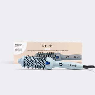 Large Thermal Round Brush - Haze Blue - The Edit LLC