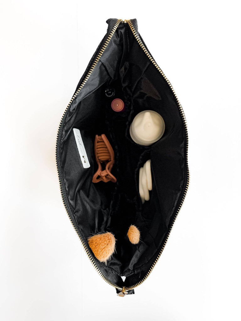 Light Blue Cosmetic Bum Bag, Cosmetic Pouch, Makeup Pouch - The Edit LLC