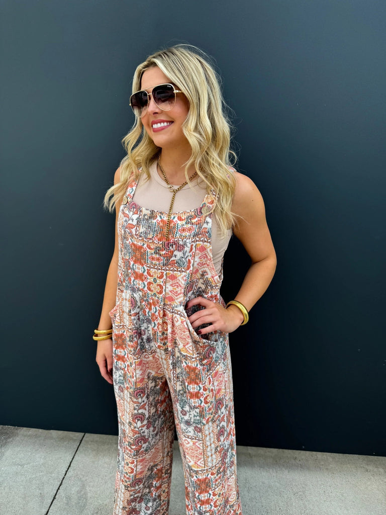 Light Cassidy Boho Overalls - The Edit LLC