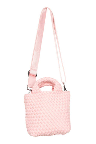 Light Pink Neoprene Bucket Bag: Light Pink - The Edit LLC