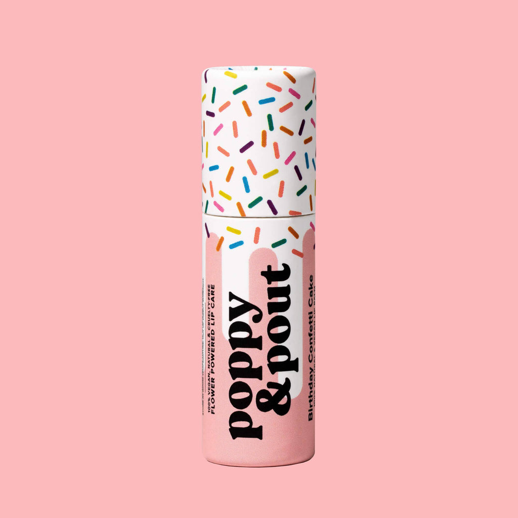 Lip Balm, Birthday Confetti Cake, Pink - The Edit LLC