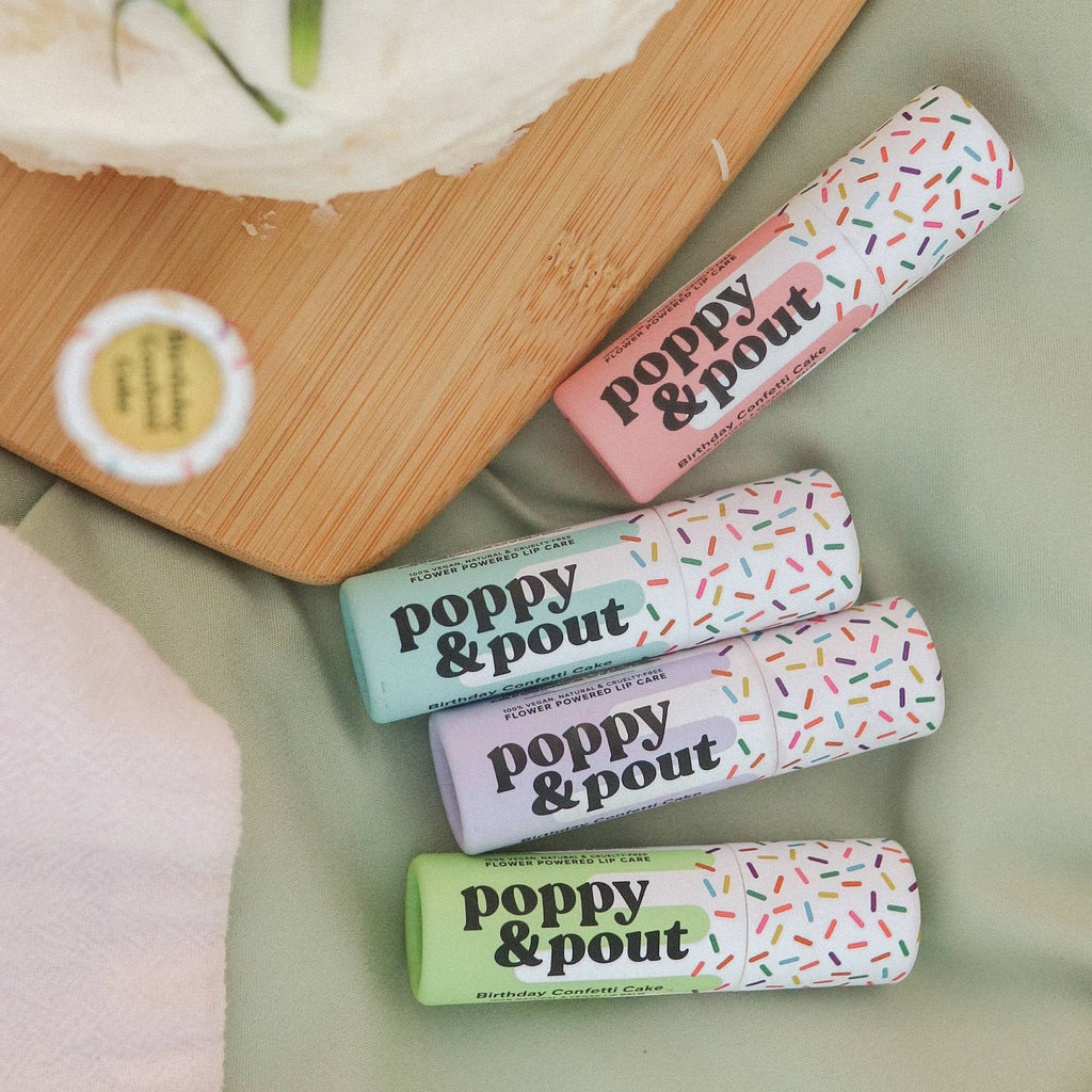 Lip Balm, Birthday Confetti Cake, Pink - The Edit LLC