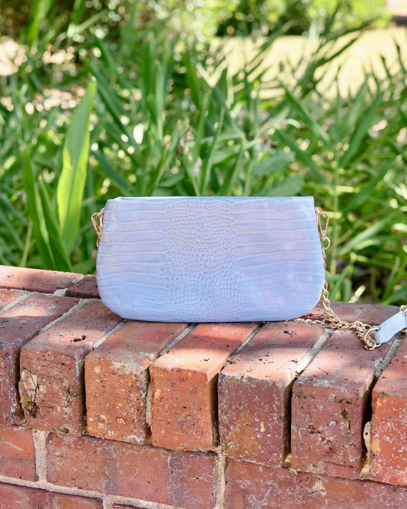 Livi Crossbody Baby Blue EC: Default - The Edit LLC