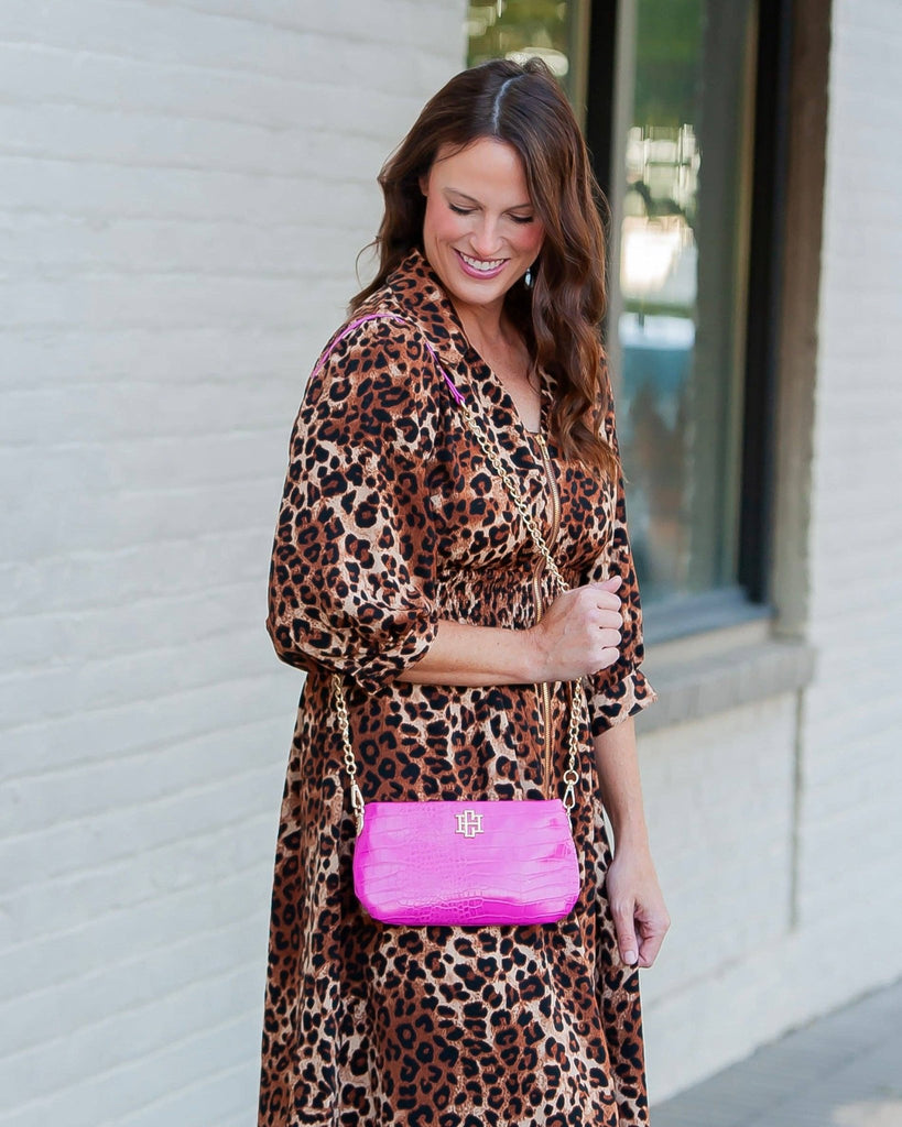 Livi Crossbody Hot Pink EC: Default - The Edit LLC