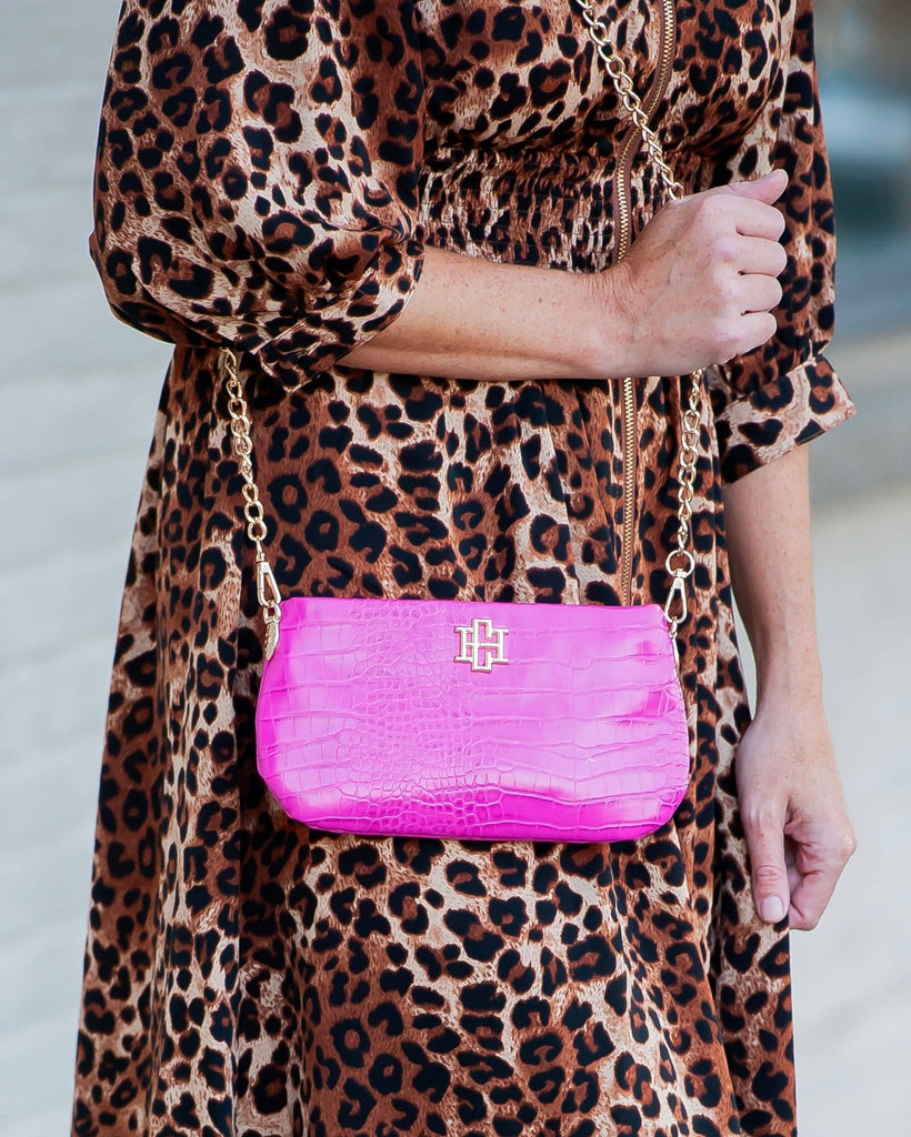 Livi Crossbody Hot Pink EC: Default - The Edit LLC