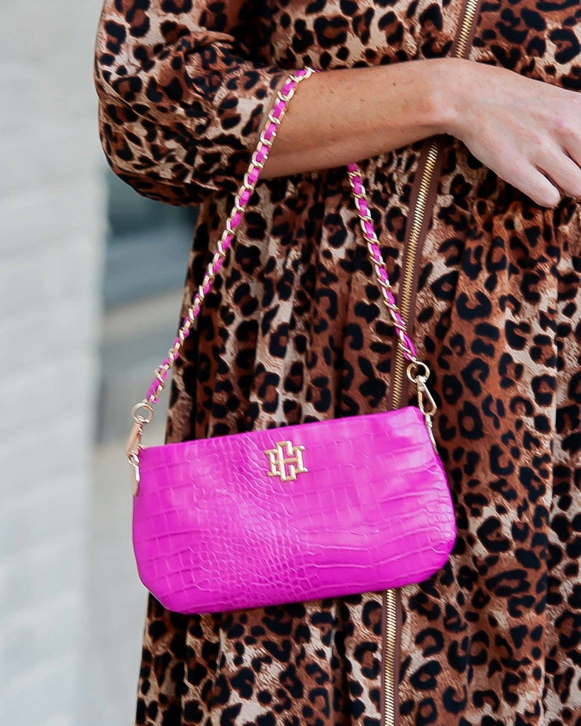 Livi Crossbody Hot Pink EC: Default - The Edit LLC