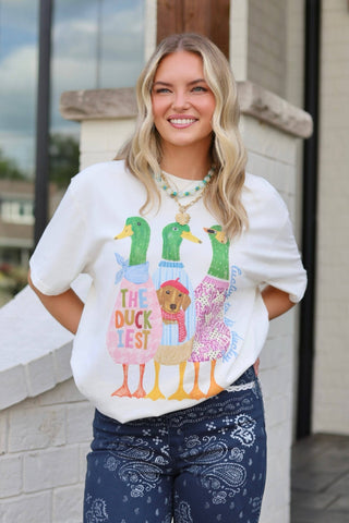 Lucky To Be Ducky Tee - The Edit LLC