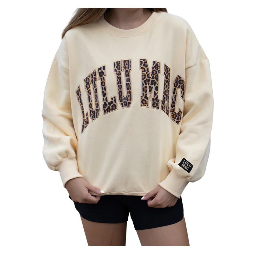Lulu Mac Butter Leopard Sweatshirt - The Edit LLC
