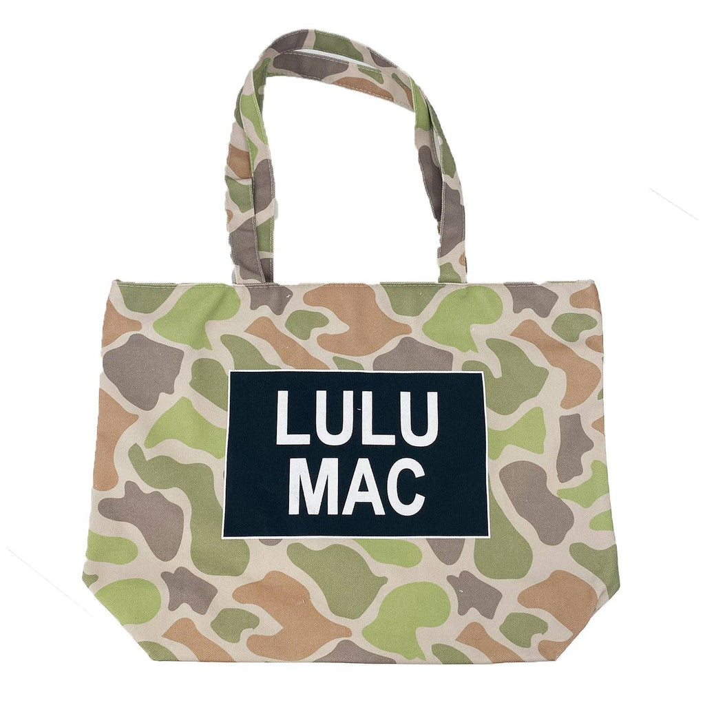 Lulu Mac Canvas Tote - Camo - The Edit LLC