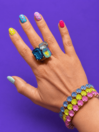 LUXE Gem Cluster Ring - The Edit LLC