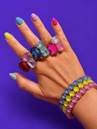 LUXE Gem Cluster Ring - The Edit LLC