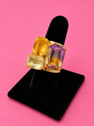 LUXE Gem Cluster Ring - The Edit LLC
