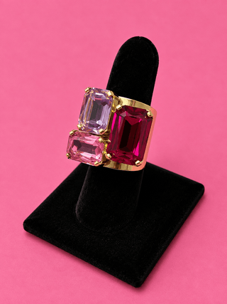 LUXE Gem Cluster Ring - The Edit LLC