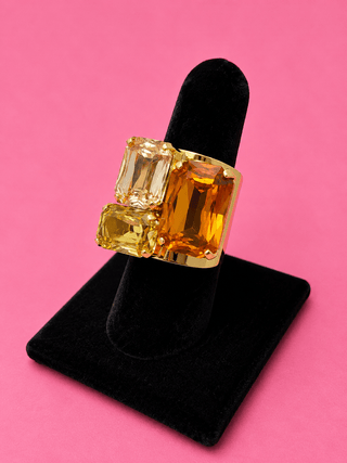 LUXE Gem Cluster Ring - The Edit LLC