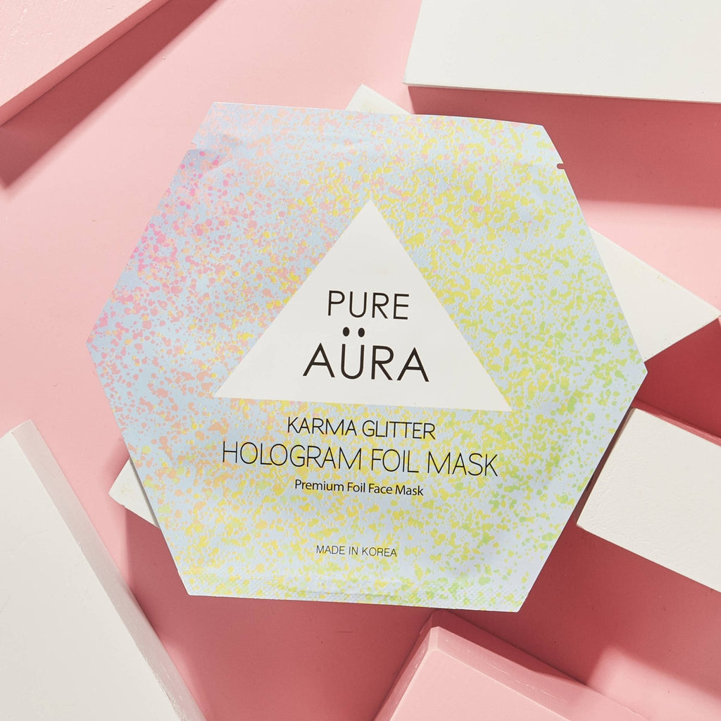 LUXURY KARMA GLITTER FOIL FACIAL SHEET MASK - The Edit LLC