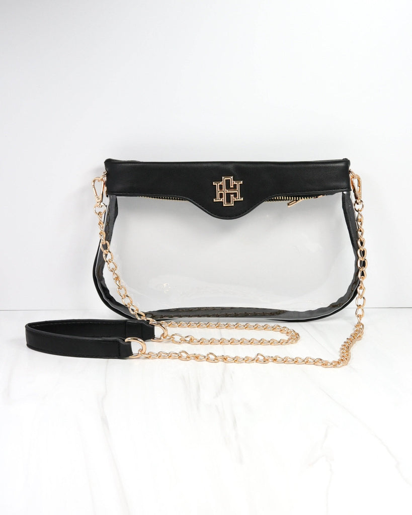 Madi Clear Crossbody BLACK: Default - The Edit LLC