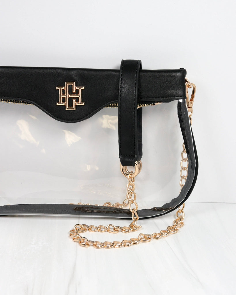Madi Clear Crossbody BLACK: Default - The Edit LLC